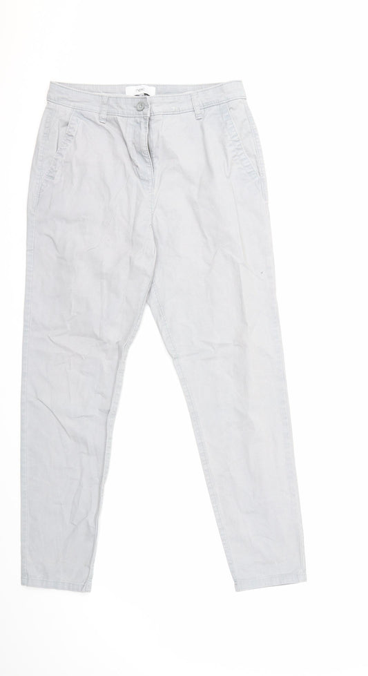NEXT Womens Grey  Denim Skinny Jeans Size 10 L27 in
