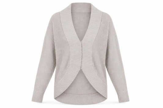 Warehouse Womens Beige  Knit Cardigan Jumper Size 10