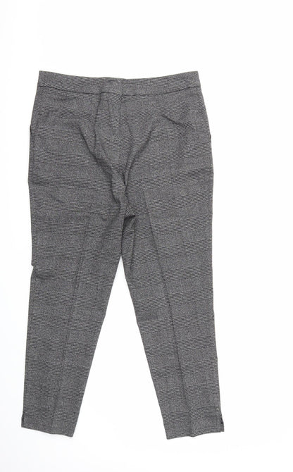 Preworn Womens Grey Check  Trousers  Size 36 in L27 in