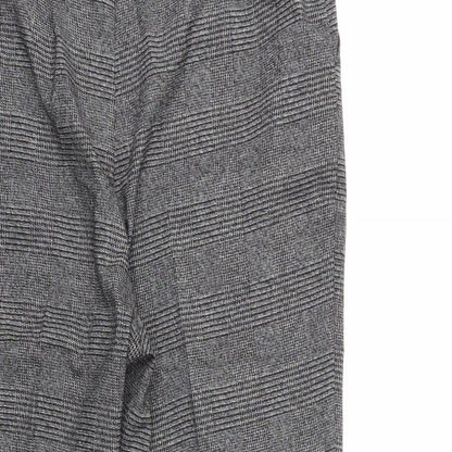 Preworn Womens Grey Check  Trousers  Size 36 in L27 in