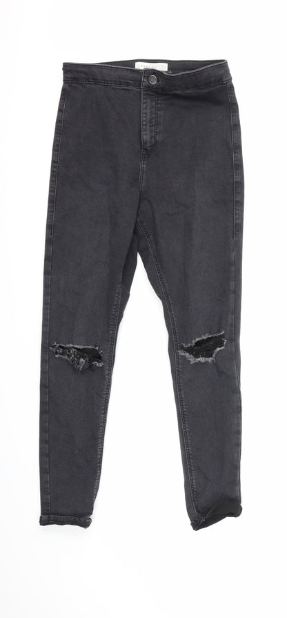 Mens UK Size 30 in Topshop Regular Fit Skinny Grey Jeans