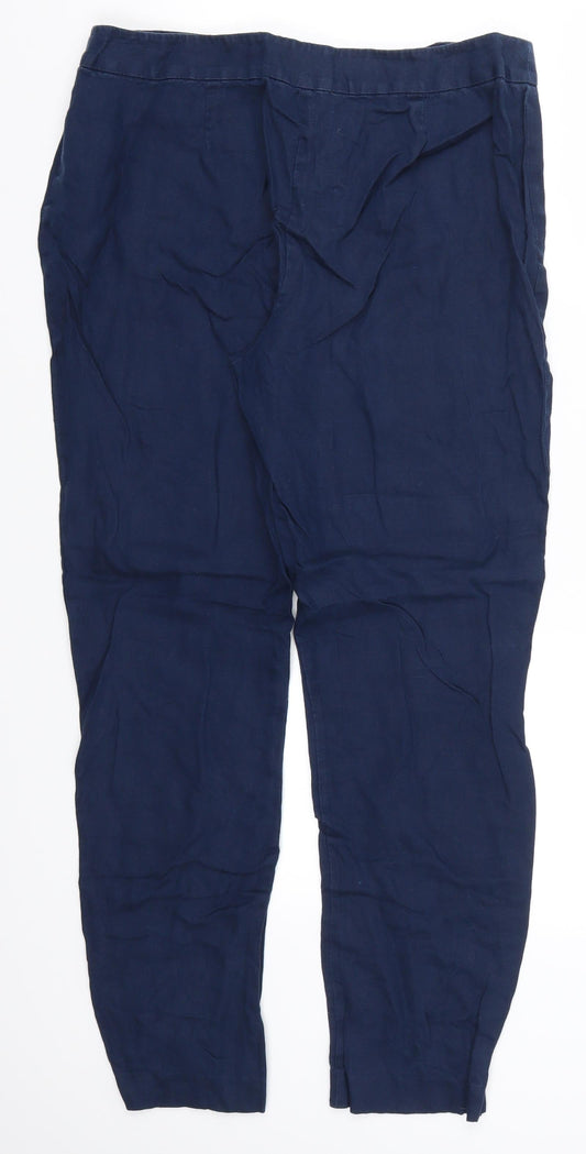TU Womens Blue   Trousers  Size 12 L27 in