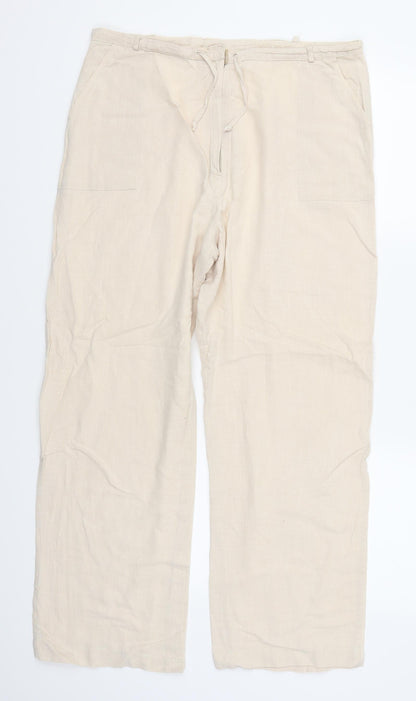 George Womens Pink   Trousers  Size 14 L26 in