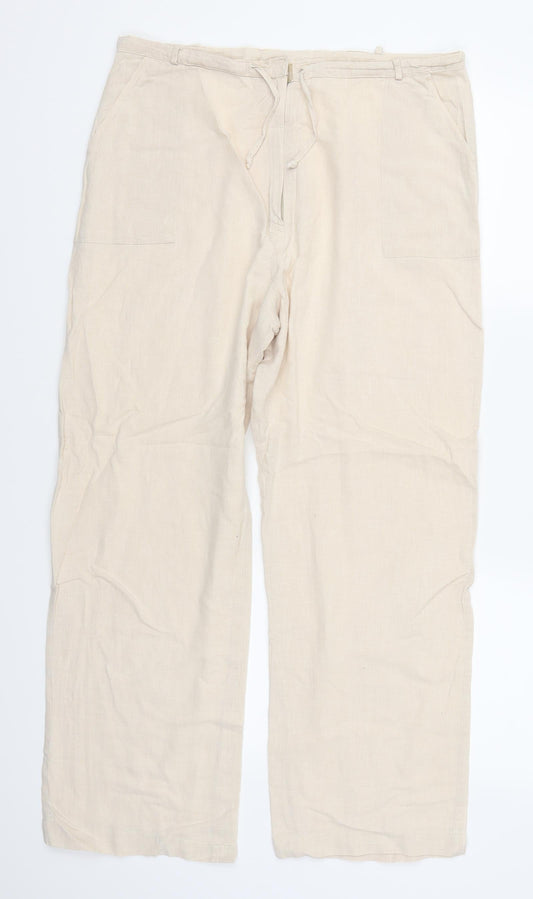 George Womens Pink   Trousers  Size 14 L26 in