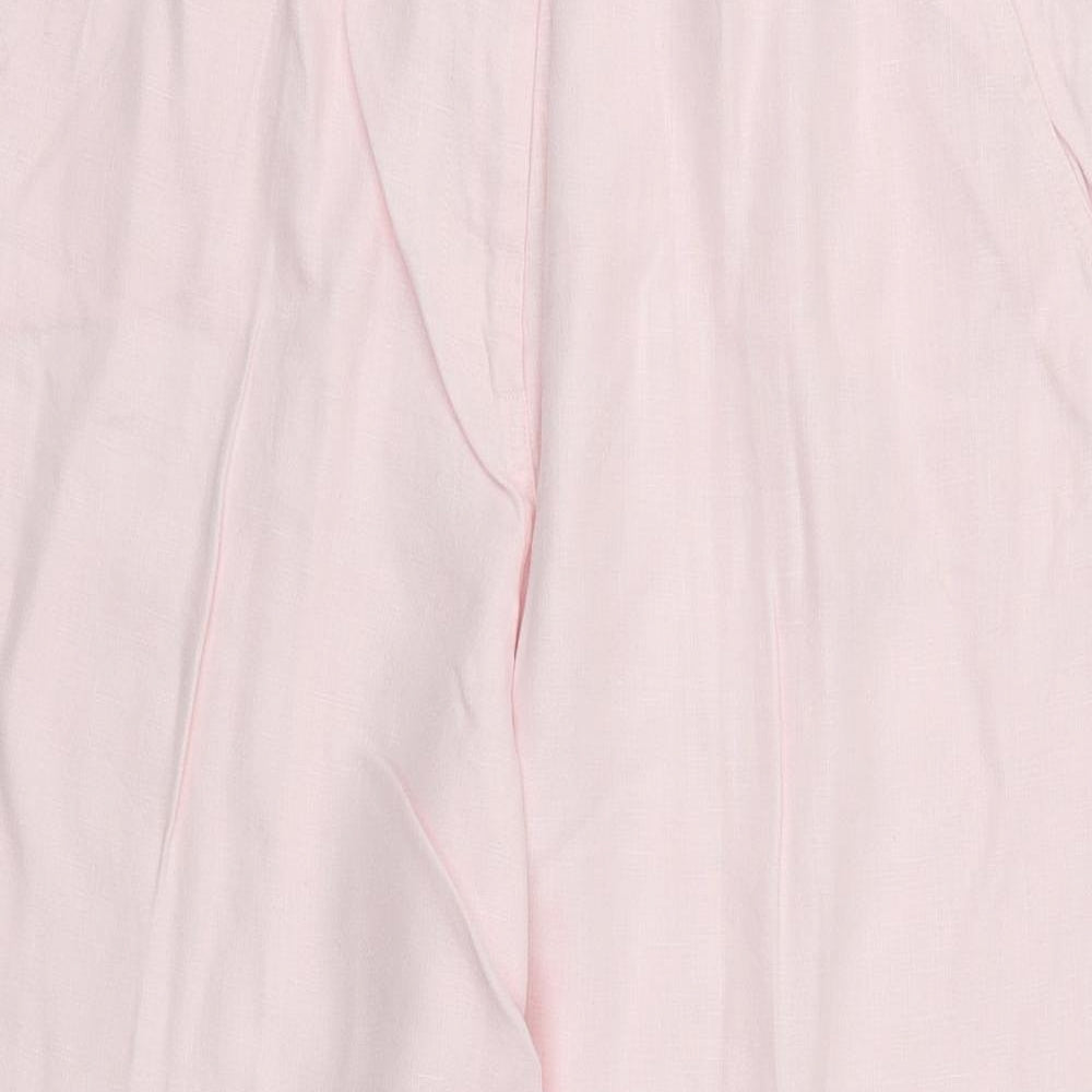 Womens UK Size 16 Gold Regular Fit  Pink Trousers