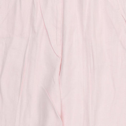 Womens UK Size 16 Gold Regular Fit  Pink Trousers