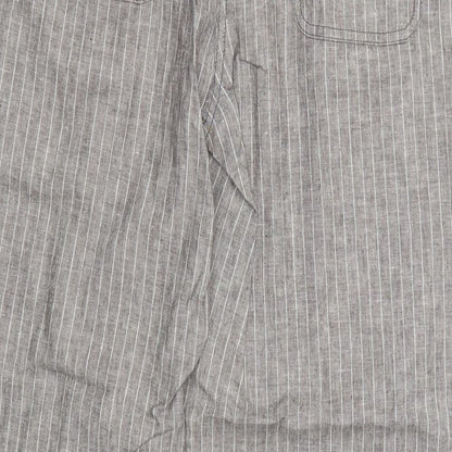 Womens UK Size 34 in Preworn Regular Fit  Grey Trousers