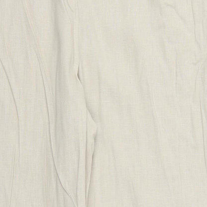 Womens UK Size 34 in Marks and Spencer Regular Fit  Beige Trousers