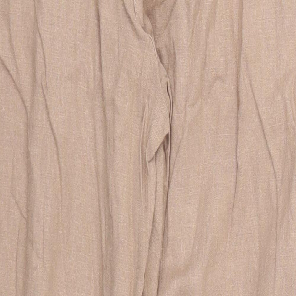 New Look Womens Brown   Trousers  Size 12 L25 in