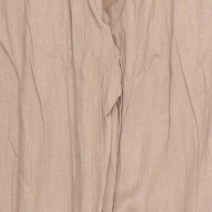 New Look Womens Brown   Trousers  Size 12 L25 in