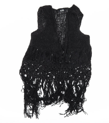 George Womens Black  Knit Cardigan Jumper Size M