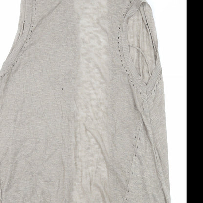 River Island Womens Brown  Knit Cardigan Jumper Size 8