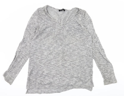NEXT Womens Grey  Knit Pullover Jumper Size 14