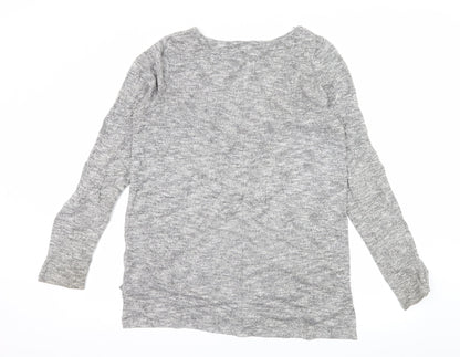 NEXT Womens Grey  Knit Pullover Jumper Size 14