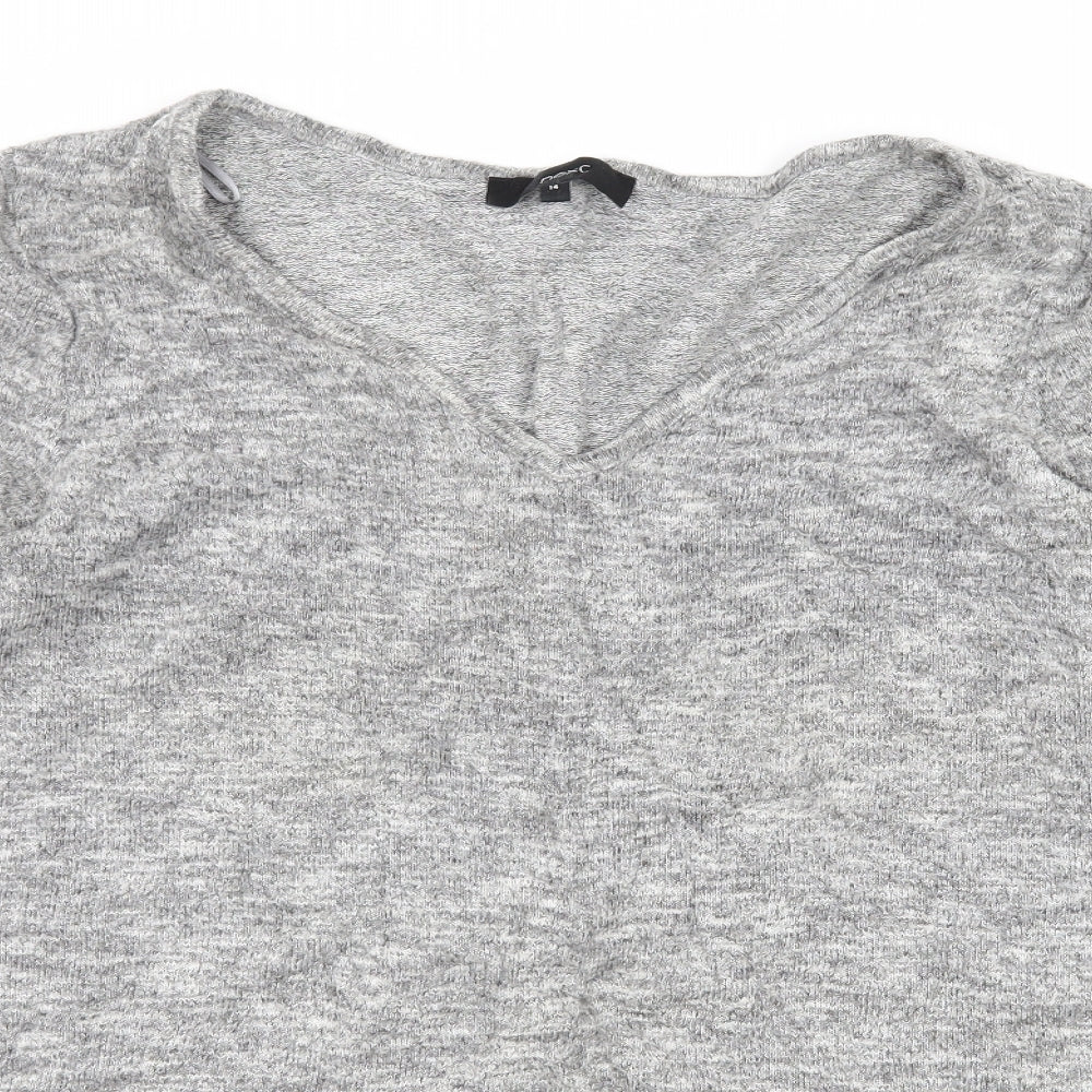NEXT Womens Grey  Knit Pullover Jumper Size 14