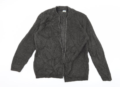 Oslo Womens Grey  Knit Cardigan Jumper Size S
