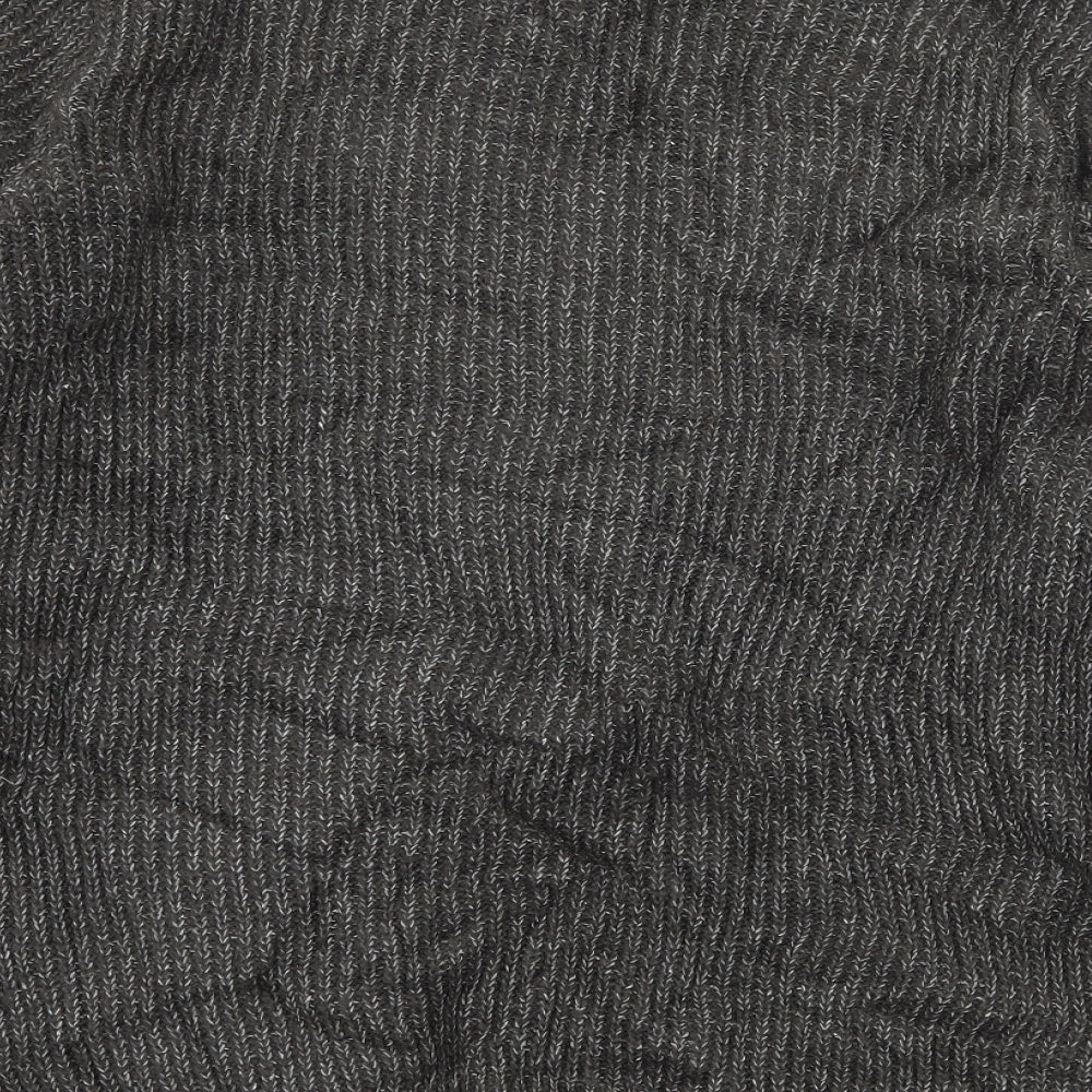 Oslo Womens Grey  Knit Cardigan Jumper Size S
