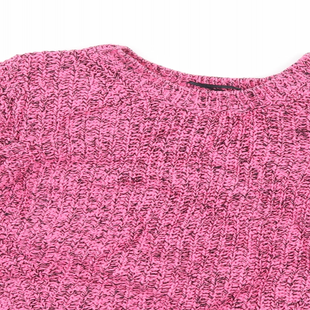 H&M Womens Pink  Knit Pullover Jumper Size S