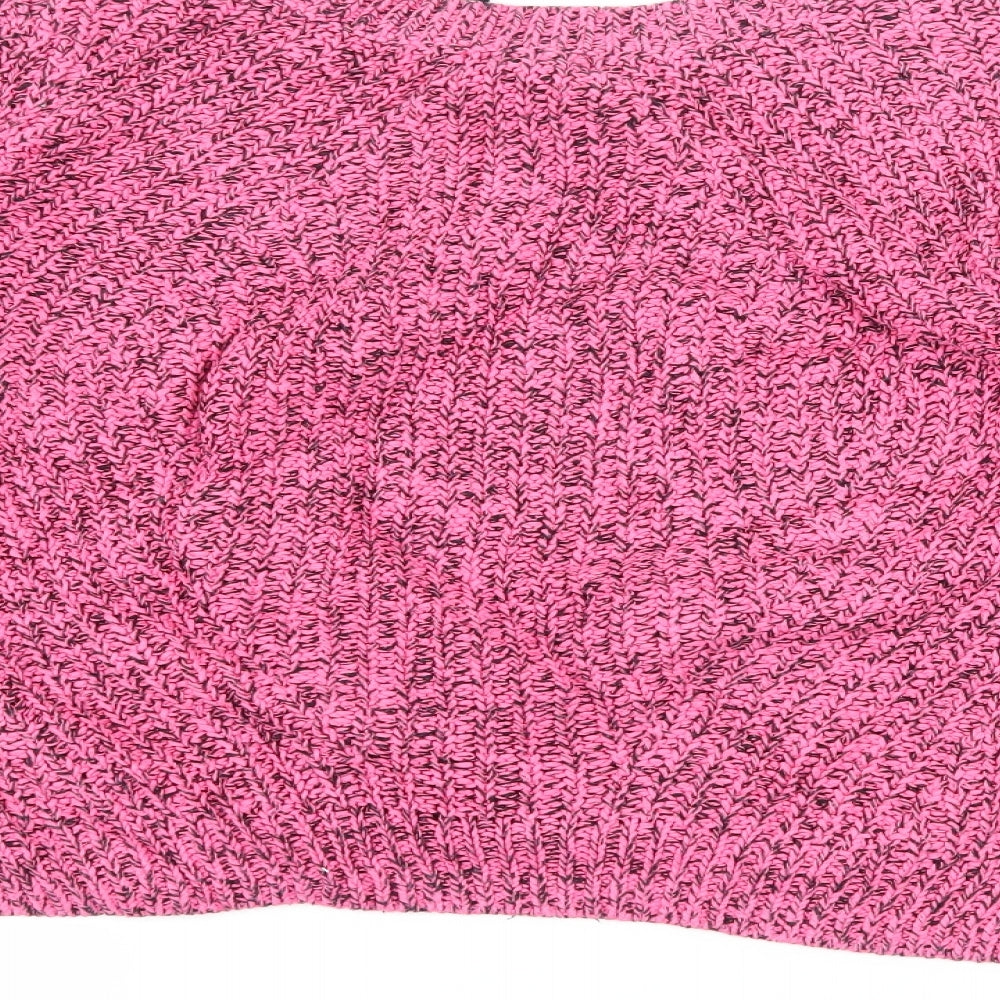 H&M Womens Pink  Knit Pullover Jumper Size S