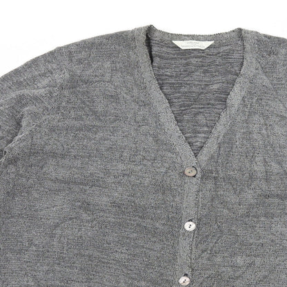 St Michael Womens Grey  Knit Cardigan Jumper Size 18