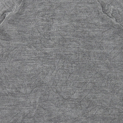 St Michael Womens Grey  Knit Cardigan Jumper Size 18