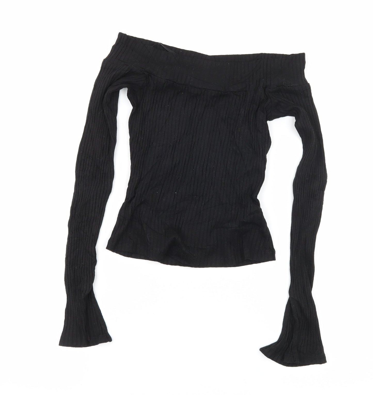 FOREVER 21 Womens Black  Jersey Basic T-Shirt Size S