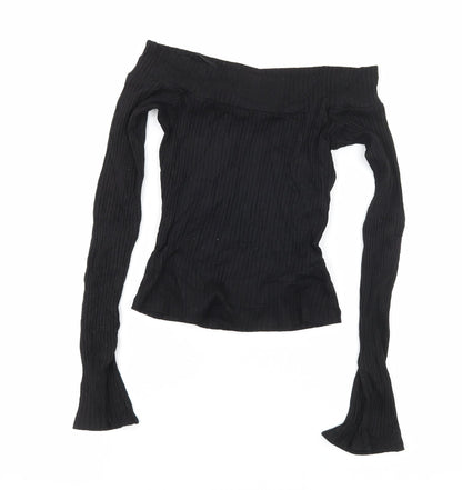 FOREVER 21 Womens Black  Jersey Basic T-Shirt Size S