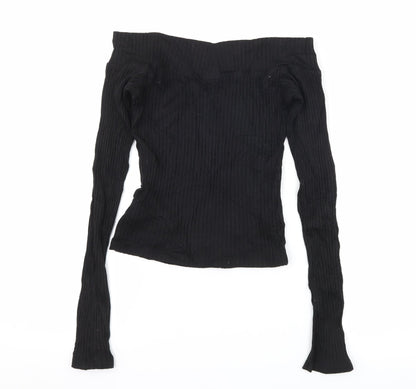 FOREVER 21 Womens Black  Jersey Basic T-Shirt Size S