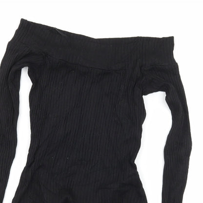 FOREVER 21 Womens Black  Jersey Basic T-Shirt Size S