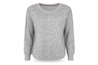 Night Owl Womens Grey  Knit Pullover Jumper Size L