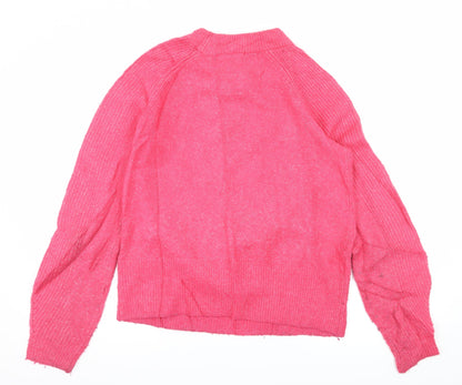 Marks and Spencer Womens Pink  Knit Pullover Jumper Size XS