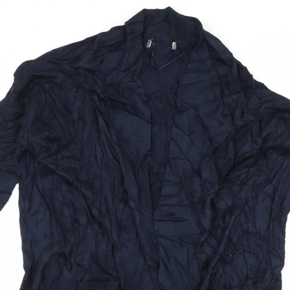 Primark Womens Blue  Knit Cardigan Jumper Size 10