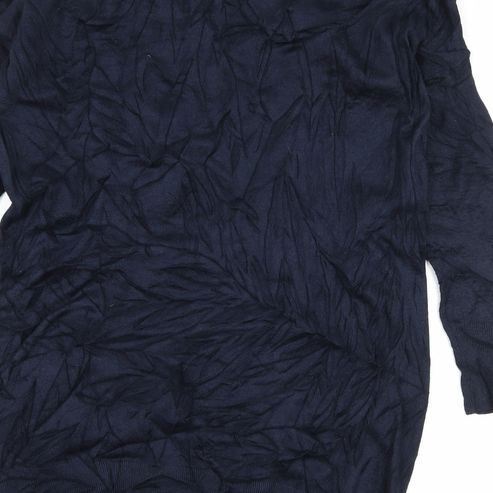 Primark Womens Blue  Knit Cardigan Jumper Size 10