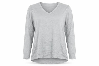 Mona Womens Grey  Knit Pullover Jumper Size 16