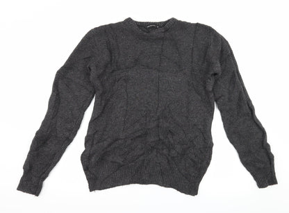 Cedar Wood State Mens Green  Knit Pullover Jumper Size M  - Ribbed