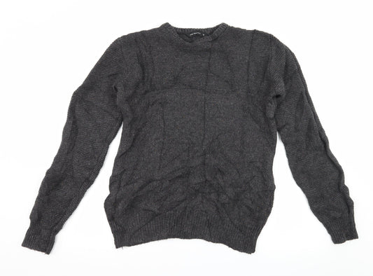 Cedar Wood State Mens Green  Knit Pullover Jumper Size M  - Ribbed