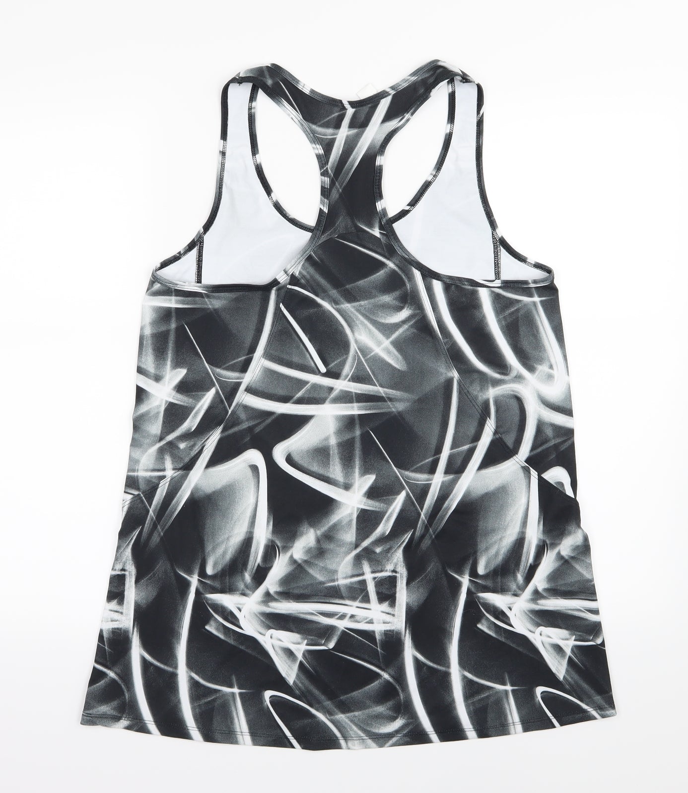 DOMYOS Womens Grey Geometric  Basic Tank Size M