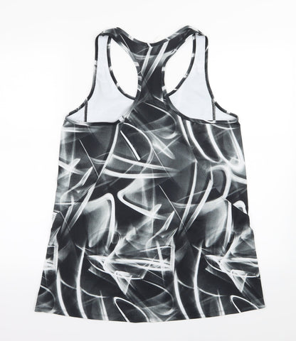 DOMYOS Womens Grey Geometric  Basic Tank Size M