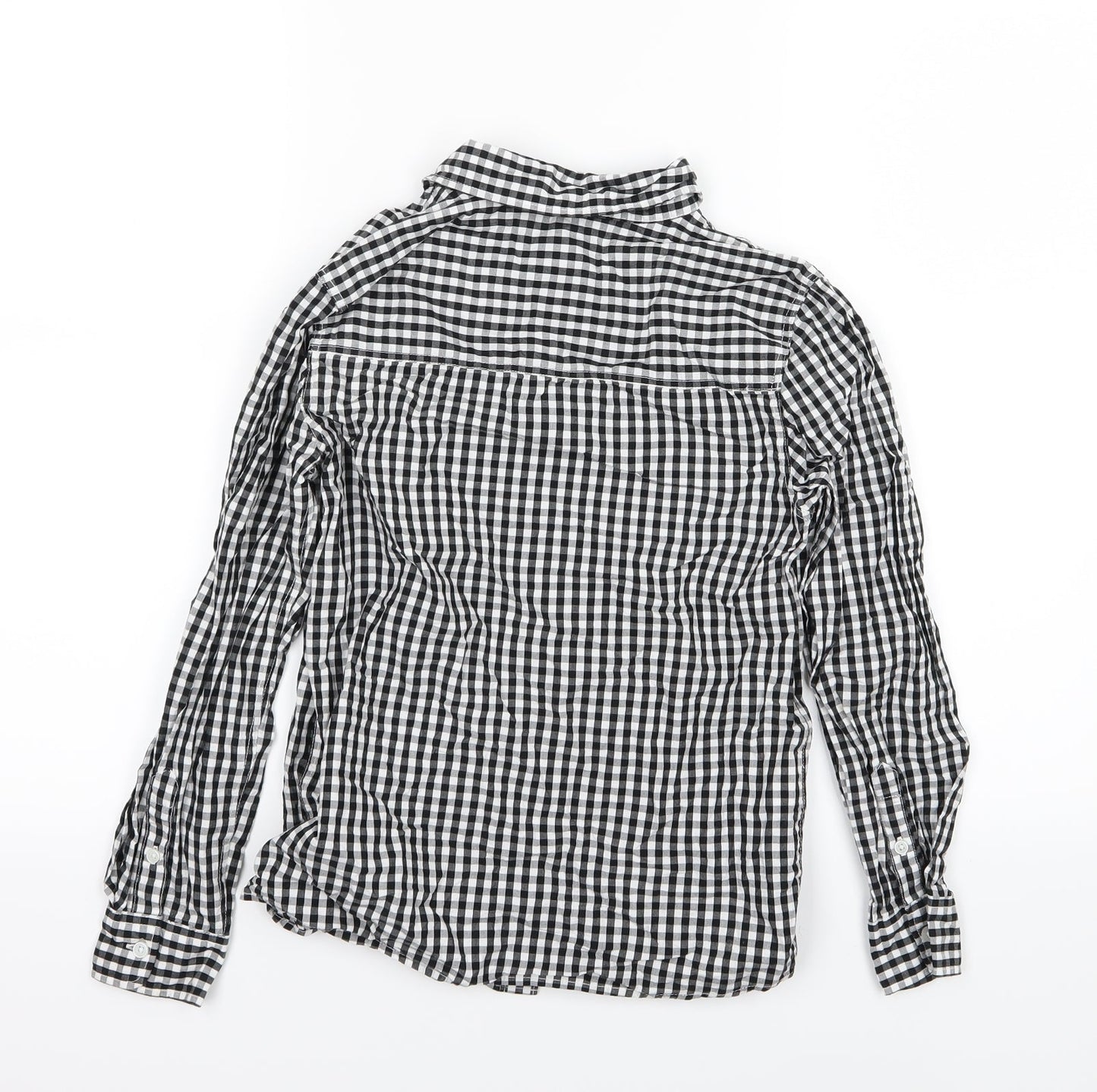 Mango Boys Gold Check Woven Basic Button-Up Size 10 Years