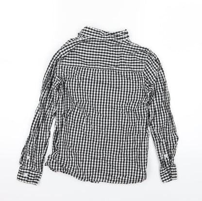 Mango Boys Gold Check Woven Basic Button-Up Size 10 Years