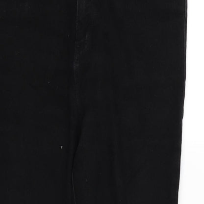 X'pose Attitude Womens Black  Denim Skinny Jeans Size 32 in L26 in