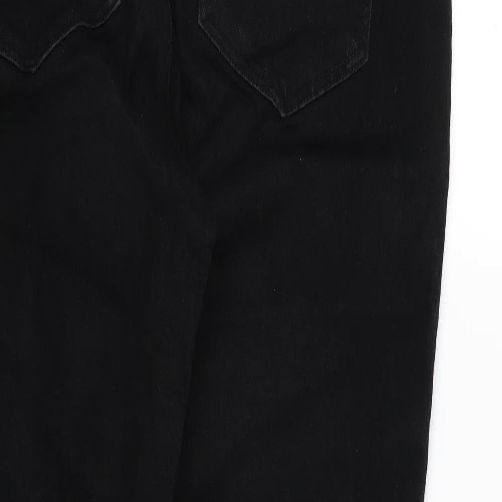 X'pose Attitude Womens Black  Denim Skinny Jeans Size 32 in L26 in