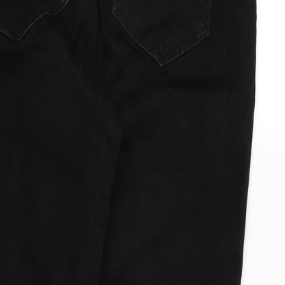 X'pose Attitude Womens Black  Denim Skinny Jeans Size 32 in L26 in