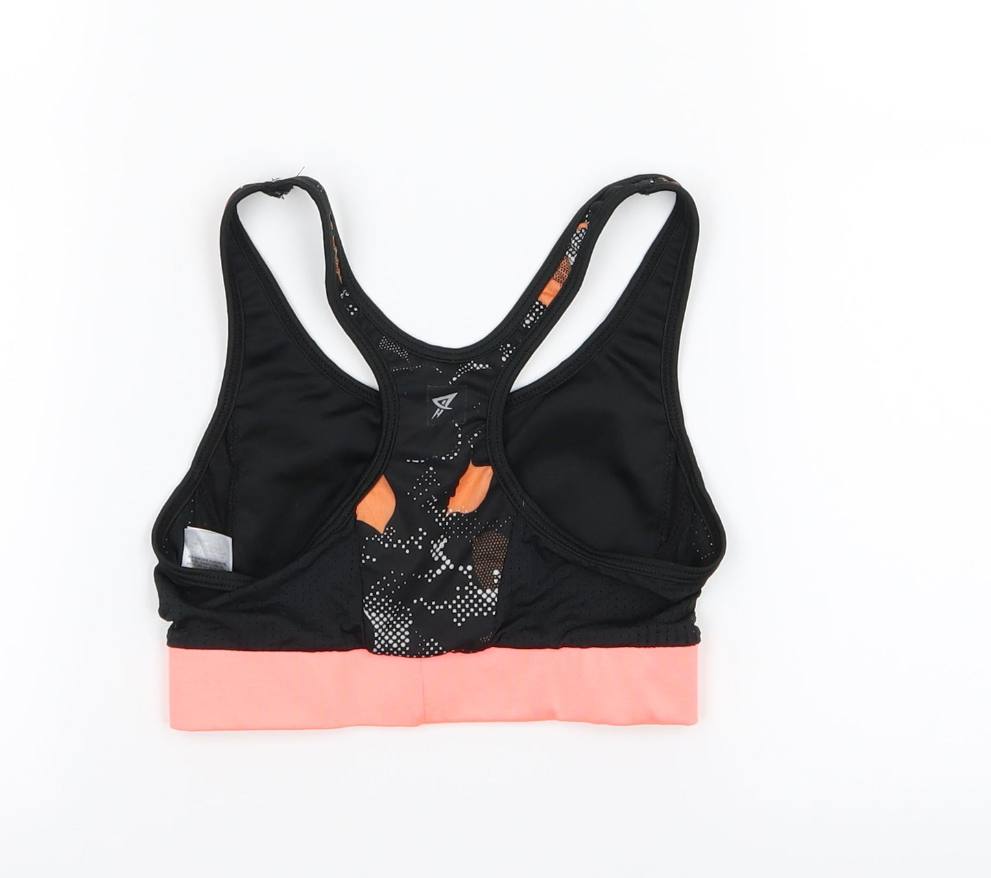 Primark Womens Black Floral  Cropped Tank Size 6