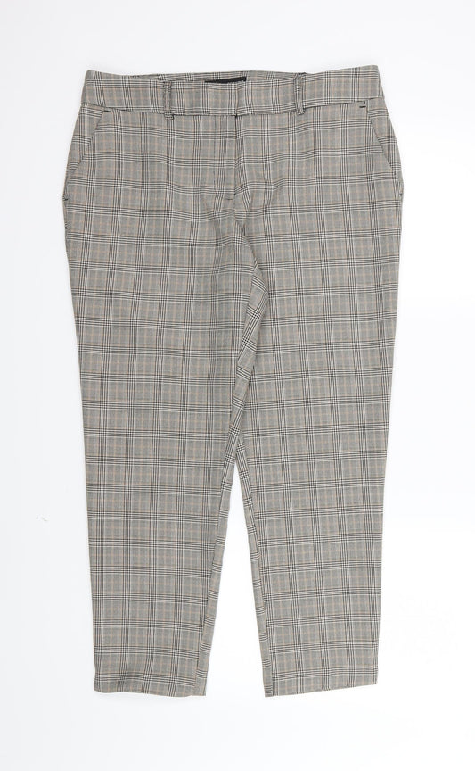 Womens UK Size 12 Dorothy Perkins Regular Fit  Multicoloured Trousers
