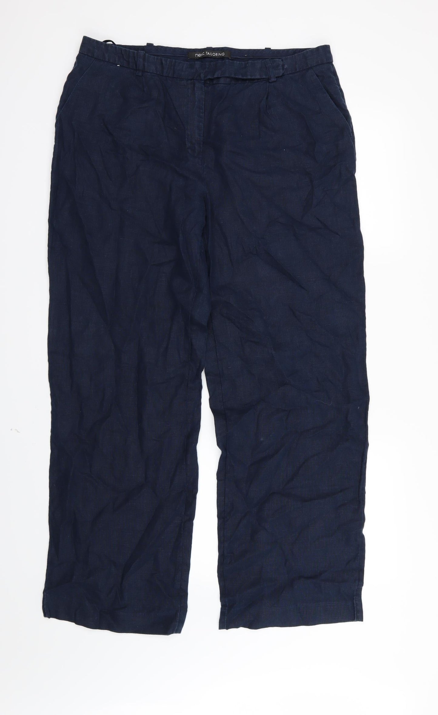 Womens UK Size 14 NEXT Regular Fit  Blue Trousers