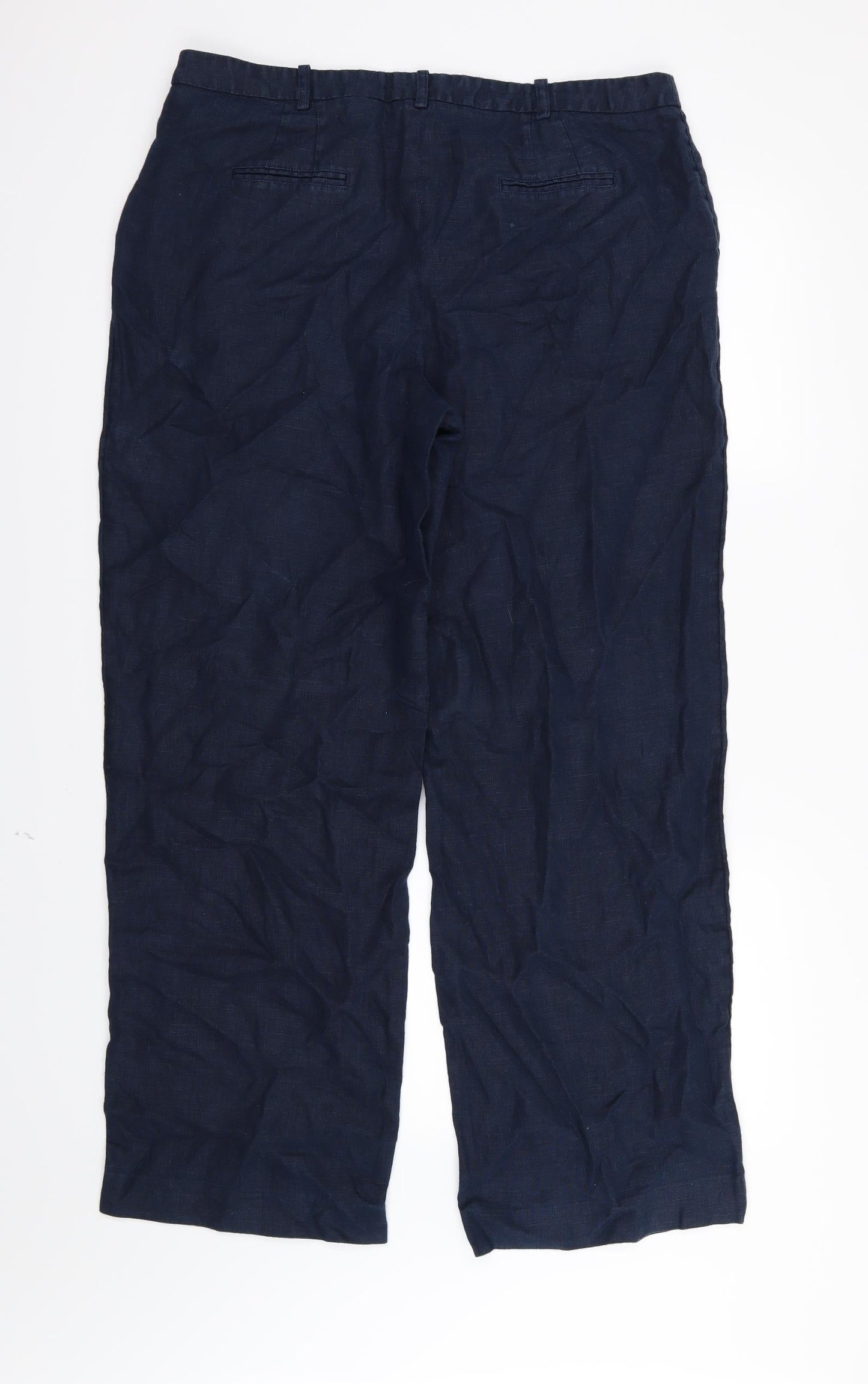 Womens UK Size 14 NEXT Regular Fit  Blue Trousers
