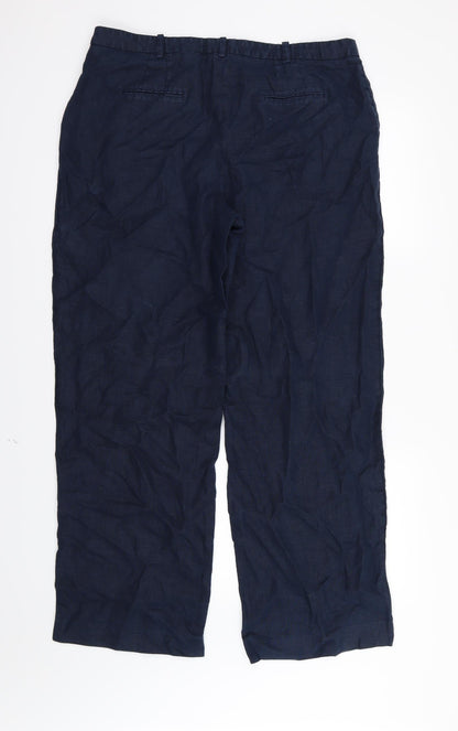 Womens UK Size 14 NEXT Regular Fit  Blue Trousers