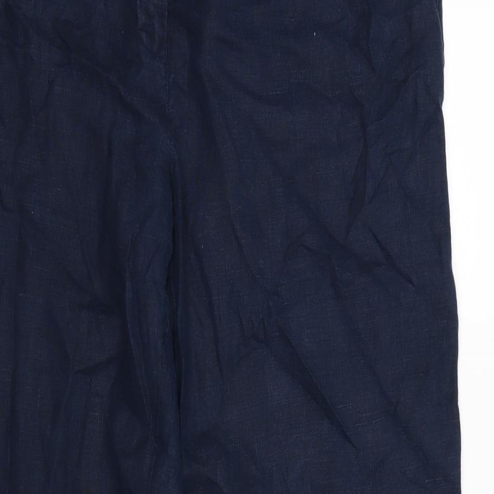 Womens UK Size 14 NEXT Regular Fit  Blue Trousers