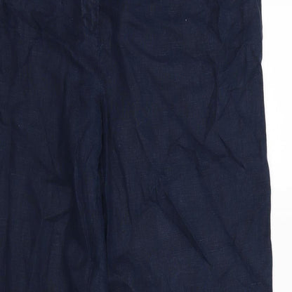 Womens UK Size 14 NEXT Regular Fit  Blue Trousers